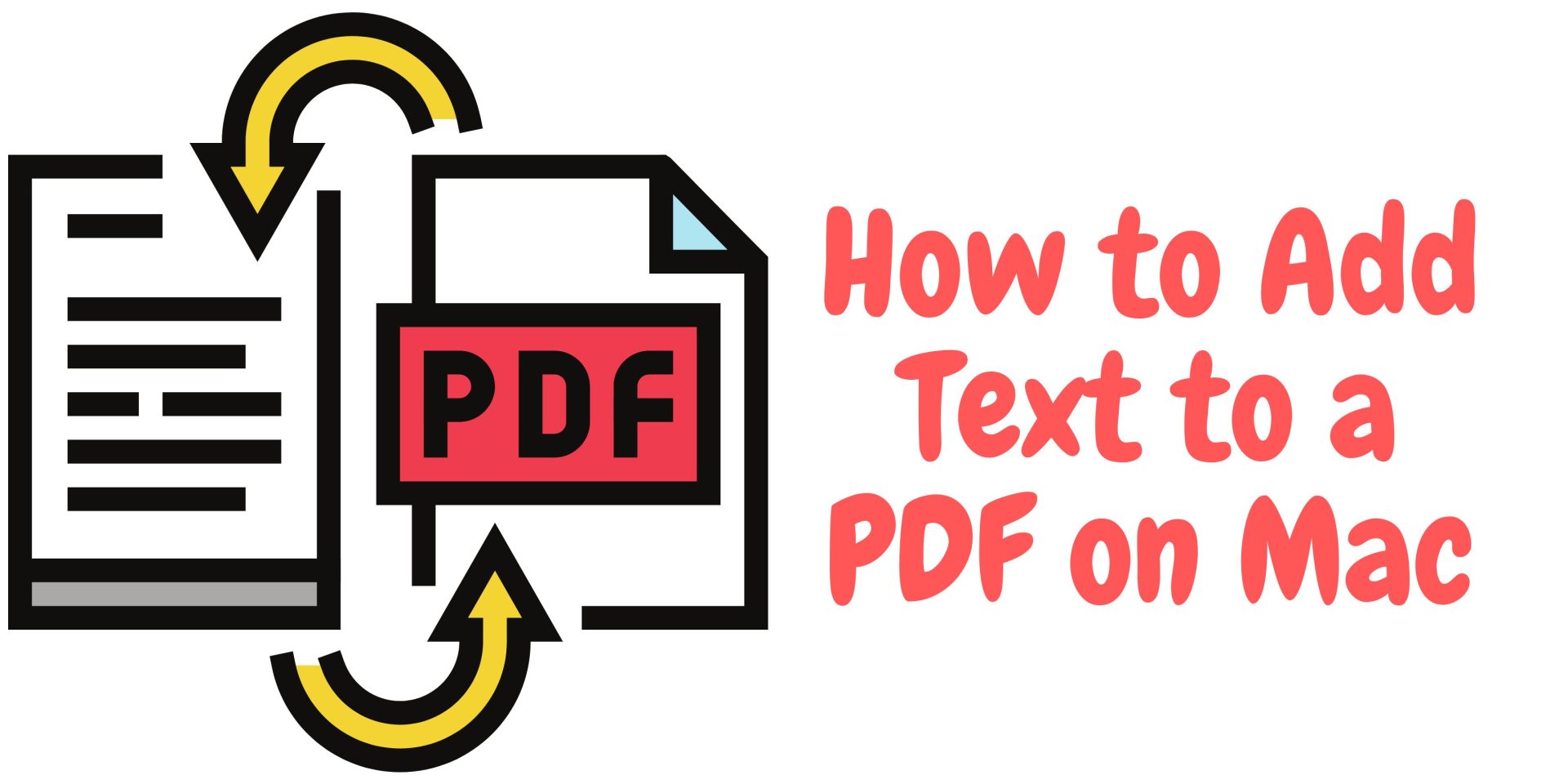 How to Add Text to a PDF on Mac
